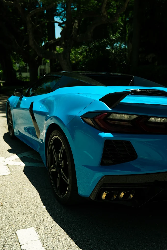 Chevrolet Corvette C8 rear bodywork detail